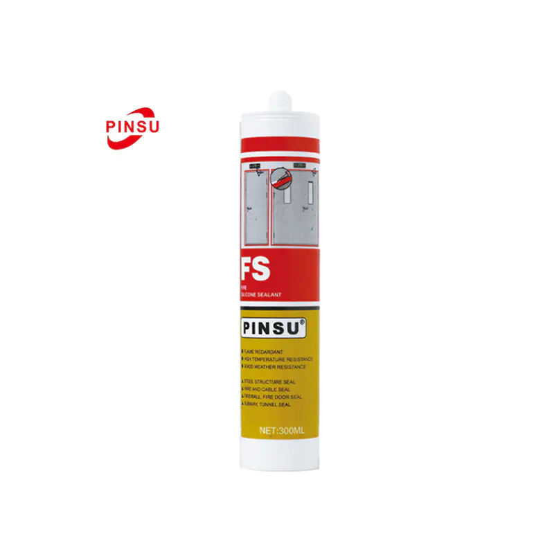 Selante de silicone à prova de fogo retardante de fogo PINSU-FS para juntas de construção